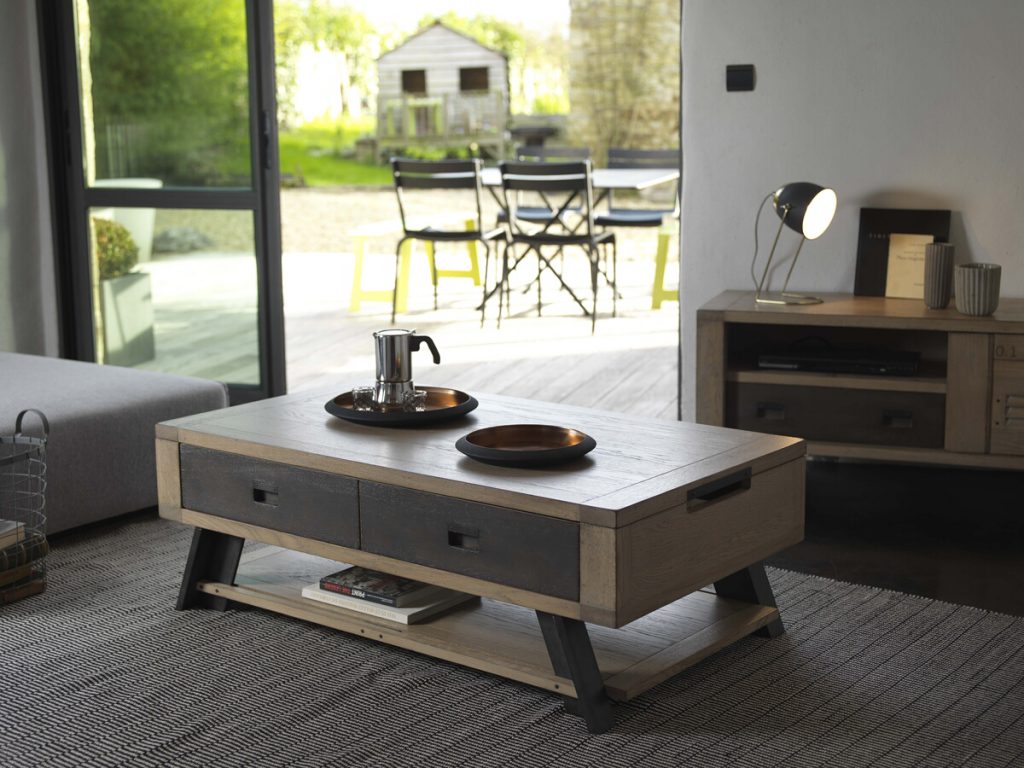 Table Basse ARTISANE fermée