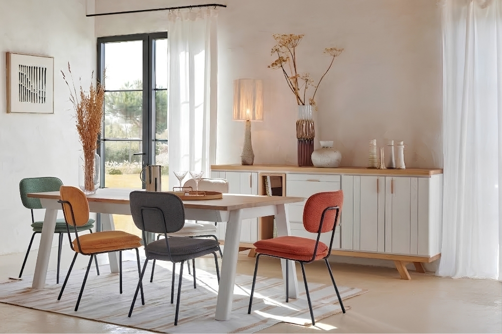 Chaises colorées HONEY Ameublier