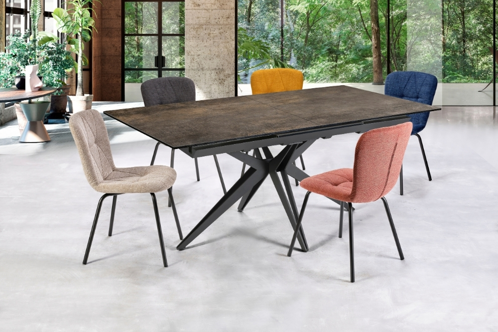 Chaises salle à manger colorées EMMA Ameublier