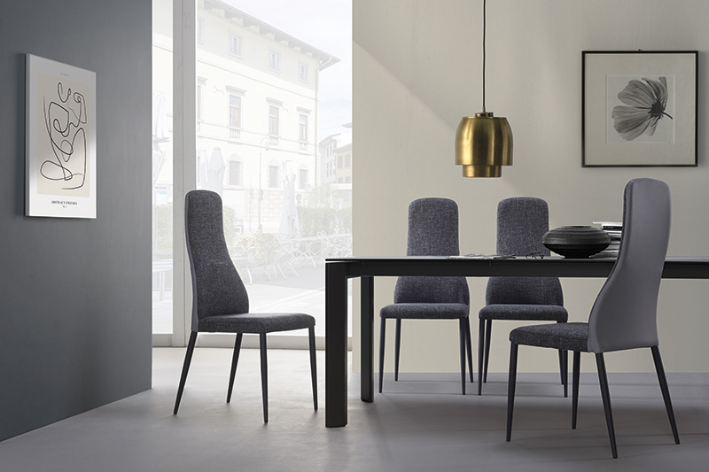 Chaise MEGANE table indus' l'Ameublier