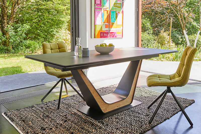 Table à piétement original COMET L'Ameublier