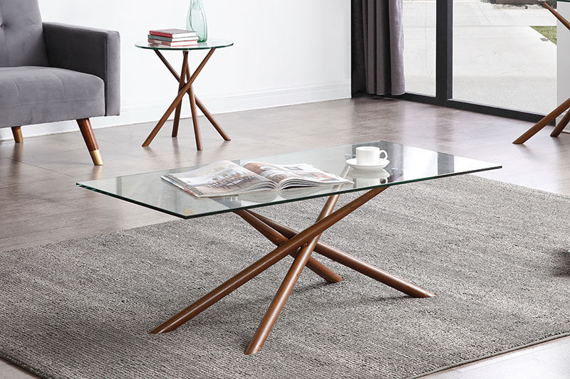 Table basse en verre SERENA l'Ameublier