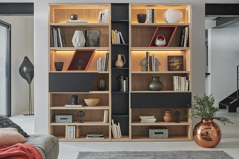 Bibliothèque modulable OBLIK