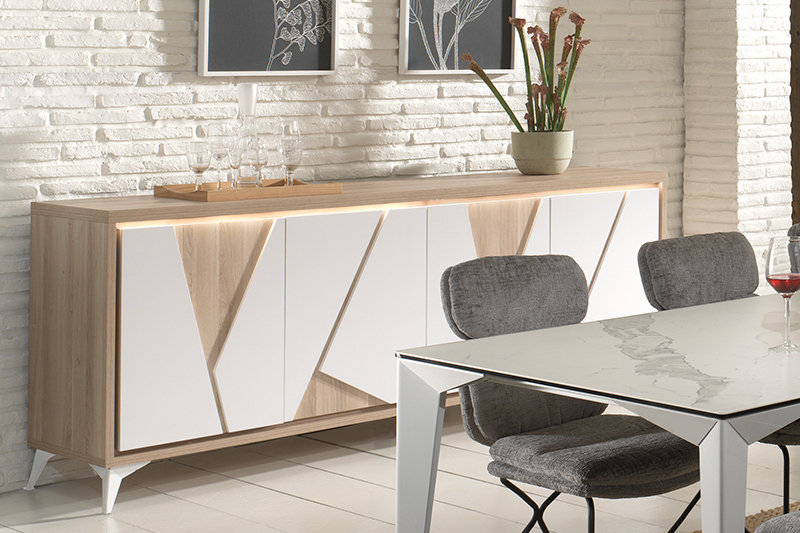 Enfilade bois et blanc INTENSE