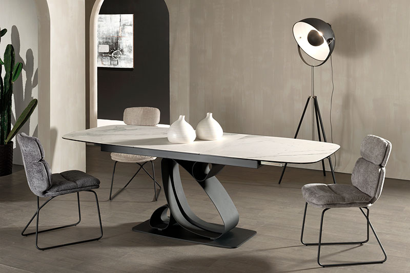 Table en céramique extensible DIABOLO