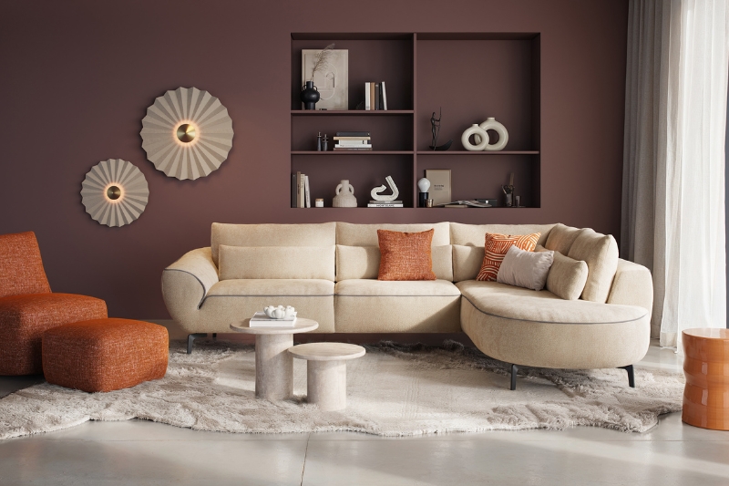 Canapé beige BORRA Ameublier