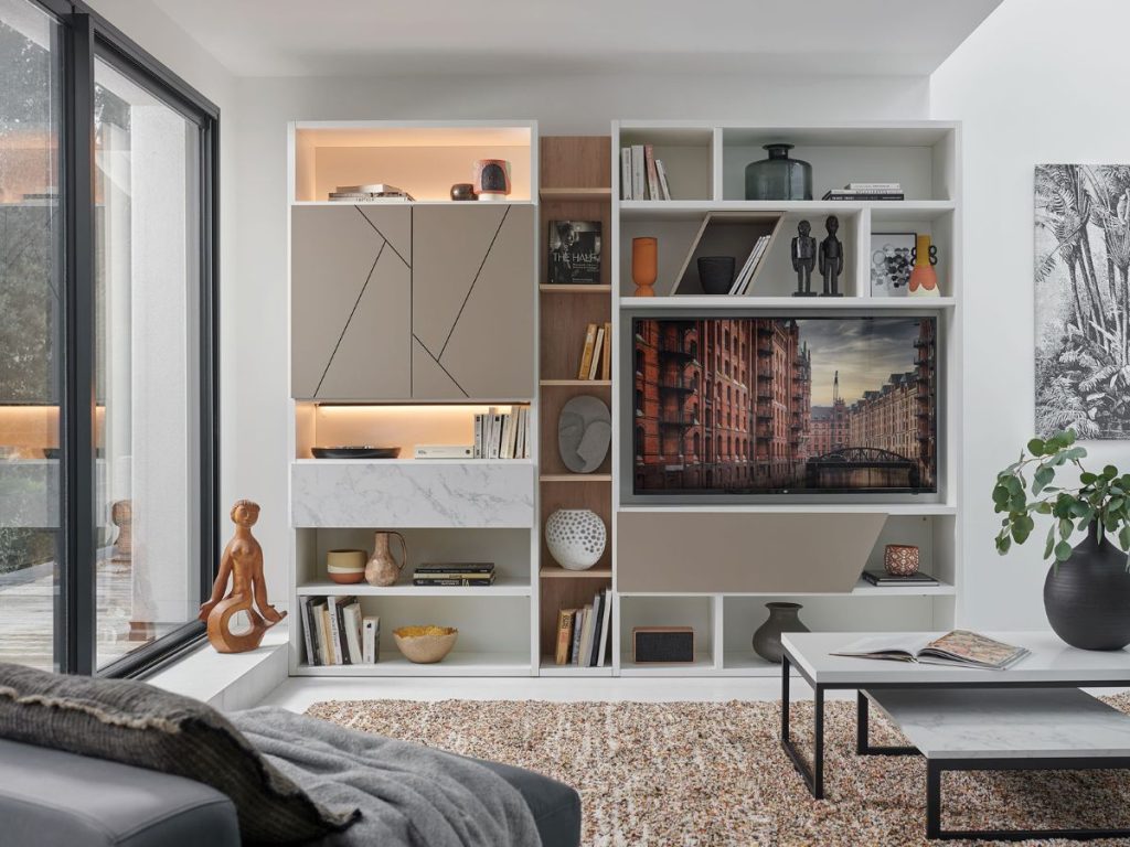 Meuble TV bibliothèque